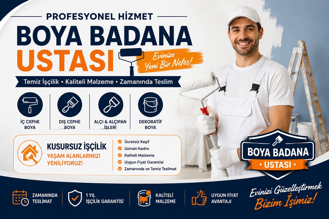 Ilıca boya badana ustası – profesyonel boyacı